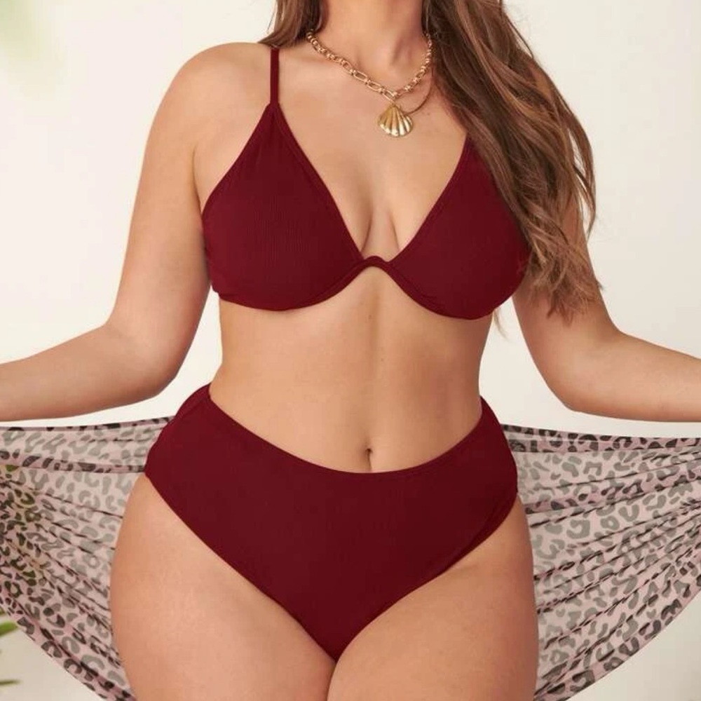 Plus Underwire Bikini Swimsuit